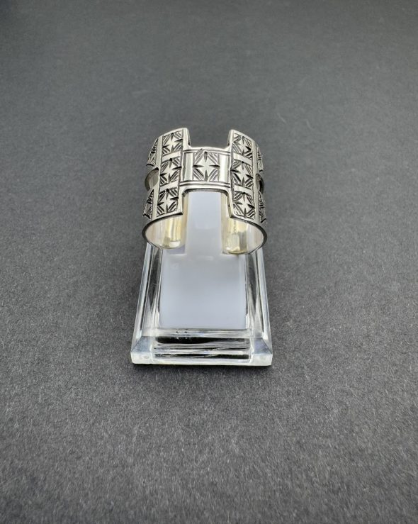 Bague Berbère Gravé en Argent - Image 6