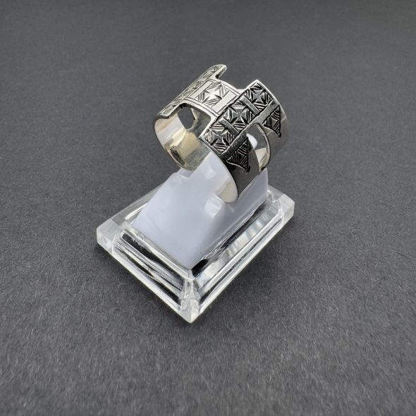 Bague Berbère Gravé en Argent